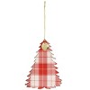Gibson Holiday Tree Ornament 4 Piece Set in Red and Green - 2 of 4