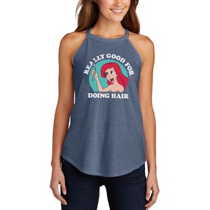 Women's - Disney Princess - Ariel Good For Doing Hair Graphic High Neck Tank - 1 of 3