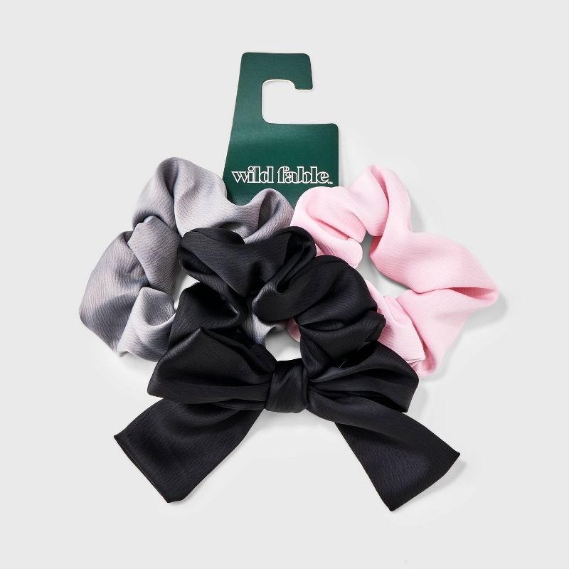 Satin Bow Hair Twister Set 3pc - Wild Fable™, 2 of 4