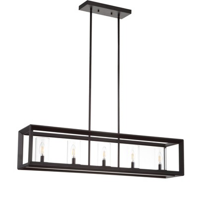 Anna 39" Oil Rubbed Bronze Linear LED Pendant