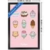 Trends International Pusheen: Ice Cream - The Good Stuff Grid Framed Wall Poster Prints - 3 of 4