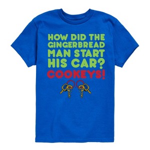 Boys' - Instant Message - Cookeys Christmas Short Sleeve Graphic T-Shirt - 1 of 4