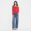 Women's Long Sleeve Asymmetrical Cropped Top - Wild Fable™ - 3 of 4