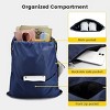 Drawstring Backpack is a must-have for outdoor hiking/fitness, with a simple design and strong waterproof - 3 of 4