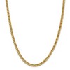 Black Bow Jewelry 4.5mm 14k Yellow Gold Hollow Franco Chain Necklace - 3 of 4