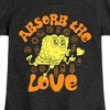 Girls' - SpongeBob SquarePants - Absorb The Love Fitted Short Sleeve Graphic T-Shirt - 2 of 4