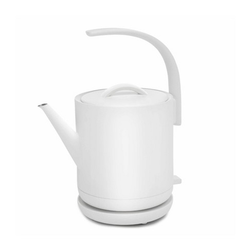 Brentwood 1.0 Liter Cordless Plastic Tea Kettle White : Target