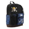 One Piece Live Action Straw Hat Pirates Logo & Luffy Badge Black Hydration Backpack - 2 of 4