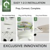 Hunter Fans 44" Gatlinburg Lighted Ceiling Fan Matte White Finish with LED Light Kit and Handheld Remote Control - 2 of 4