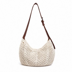 Alilang Woven Hobo Shoulder Bag with Magnetic Closure and