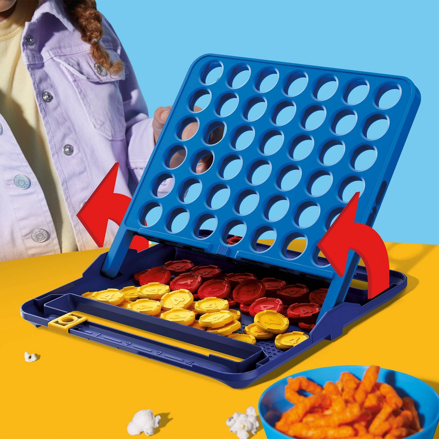 Детские настольные игры Connect 4 Official Hasbro Games (2025) Board Games — фото 6
