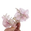 Unique Bargains Women's Fashion Mesh Flower Hairpin 3.15"x2.83"x2.95" 1 Pc - 3 of 4