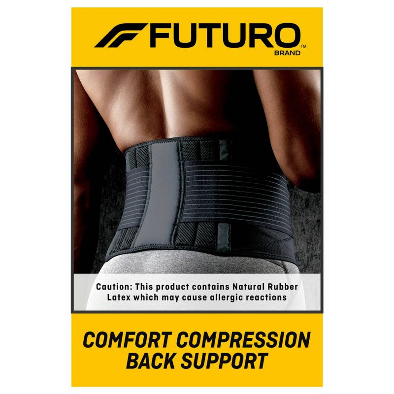 FUTURO Comfort Compression Back Support, Adjustable, 3 of 13