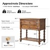 Jerardo 30 Tall 2-Drawer End Table with Built-in Charging Outlets|ARTFUL LIVING DESIGNS - 3 of 4