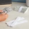 Juvale 300 Pack Money Bands for Cash, Blank Self-Adhesive Currency Straps, Bill Wrappers (White, 7.8x1.2 In) - image 2 of 4