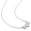 EVERLY JEWELRY | Sterling Silver 2 CT DEW Created Moissanite-White Fashion Pendant With Chain, 17-inch - 4 of 4