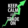 Men's Design By Humans Keep Calm And Trade On By MadderTees Tank Top - 2 of 2