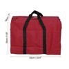 Unique Bargains Foldable Storage Bags with Zipper for Clothing 1 Pcs Red - 2 of 4