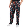 Star Wars Boba Fett Character All Over Print Men's Black Sleep Pajama Pants Lounge wear - 2 of 2