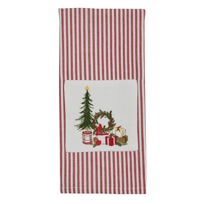 Park Designs Tree And Wreath Christmas Dishtowel Set of 2