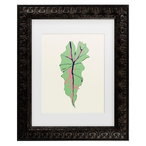 Trademark Fine Art - Francesco Gulina  Alocasia Polly Matted Framed Art - 1 of 4