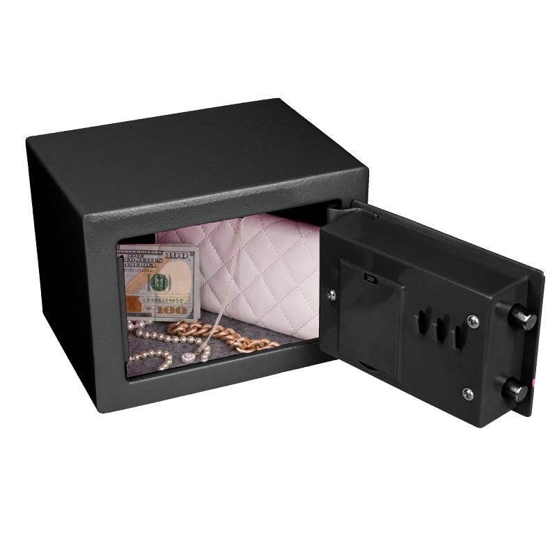 Digital Security Safe Box Black - Fleming Supply, 4 of 6