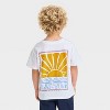Grayson Mini Toddler Boys' Endless Surf Graphic T-Shirt - Cream - 3 of 4