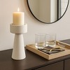 Modern Taper and Pillar Candle Holders for Home Decor - Decorative Candle Stick Holder for Table Centerpieces or Living Room - White - 2 of 4