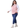 Agnes Orinda Women's Plus Size Utility Cargo Pockets Drawstring Waist Sleeveless Scrub Vests - 3 of 4