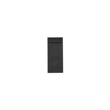 Juvale #10 Black Business Envelopes - Value Pack Square Flap Envelopes - 4 1/8 x 9 1/2 Inches - 100 Count, Black