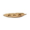 Transpac Resin 14.25 in. Gold Harvest Leaf Candle Holder - 3 of 4