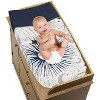 Sweet Jojo Designs Boy or Girl Gender Neutral Unisex Changing Pad Cover Celestial Blue Gold and Grey - 2 of 4