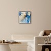 Art Remedy Head in the Clouds Blue Abstract Wall Art Framed - 2 of 4