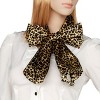 Slickblue Leopard Pattern Silk Scarf, Lightweight & Soft, Stylish Fashion Accessory – Available in 5 Colors & 2 Sizes - 2 of 3