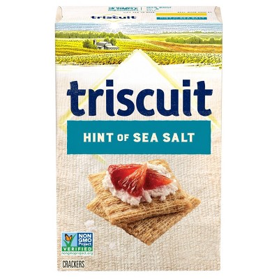 Triscuit Top Hint Of Salt Grain Crackers - 8.5oz