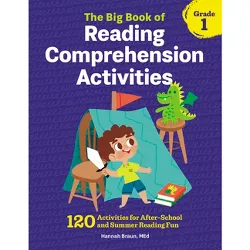 The Big Book of Reading Comprehension Activities, Grade 1 - by Hannah Braun (Paperback)