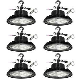UFO Led High Bay Light, High Bay Led Shop Light 5000K Daylight, 150W, 25000 Lm, Dimmable 1-10V, Ip65 Waterproof, for Warehouse Factory Barn - 1 of 4