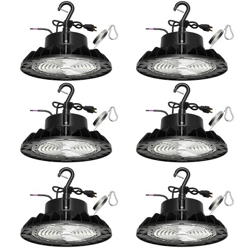 UFO Led High Bay Light, High Bay Led Shop Light 5000K Daylight, 150W, 25000 Lm, Dimmable 1-10V, Ip65 Waterproof, for Warehouse Factory Barn - image 1 of 4