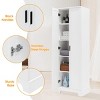 Tall Bathroom Storage Cabinet with Doors and Adjustable Shelves, Freestanding MDF Cabinet for Bathroom, Kitchen - Cuddlewood - 3 of 4