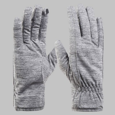 Isotoner Men's Sleek Heat Gloves - Black L/xl : Target