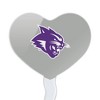 Abilene Christian Secondary Logo Heart Love Cupcake Picks Toppers Decoration Set of 6 - 2 of 4