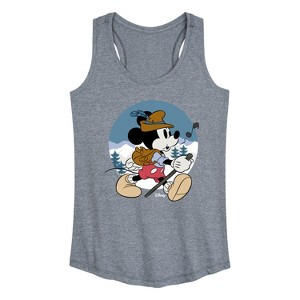 Women's - Disney - Alpine Mickey Graphic Racerback Tank - 1 of 4