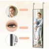 48x14 Inch Full Length Tempered Glass Door Mirror Over Door Hanging No Drill Installation Bedroom Closet Sturdy Design Clear Glass - 2 of 4