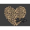 V Day Cheetah Heart Be Mine Crew Neck Short Sleeve Adult T-shirt - 2 of 2
