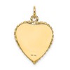 Black Bow Jewelry 14k Yellow Gold 20th Anniversary Rope Heart Charm or Pendant, 18mm - 3 of 4