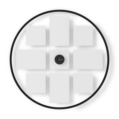 Infinity Wall Float Multiple Image Frame Black - Umbra