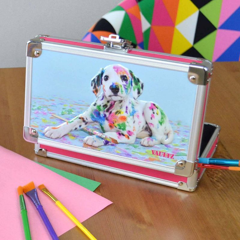 Metal Pencil Box Sparkle Painted Puppy - Vaultz, 5 of 6