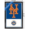 Trends International MLB New York Mets - Logo 22 Framed Wall Poster Prints - 3 of 4