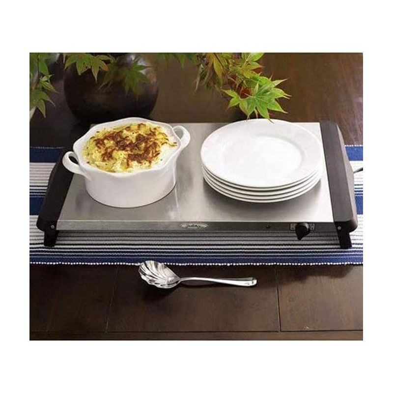 Broil King Professional Extra Large Warming Tray  Stainless - NWT-28S, 1 of 2