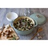 Lodge 6qt Cast Iron Enamel Dutch Oven Sage : Target